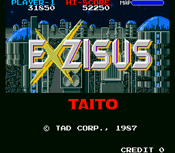 Exzisus (TAD license) Title Screen